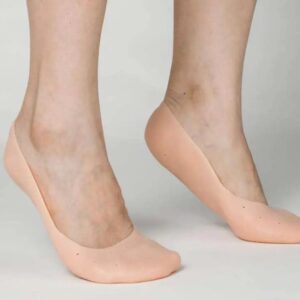 Exfoliating Silicone Socks, Full feet full heel Exfoliating Moisturizing Gel Heel Socks for Full Feet, Full Heel Coverage