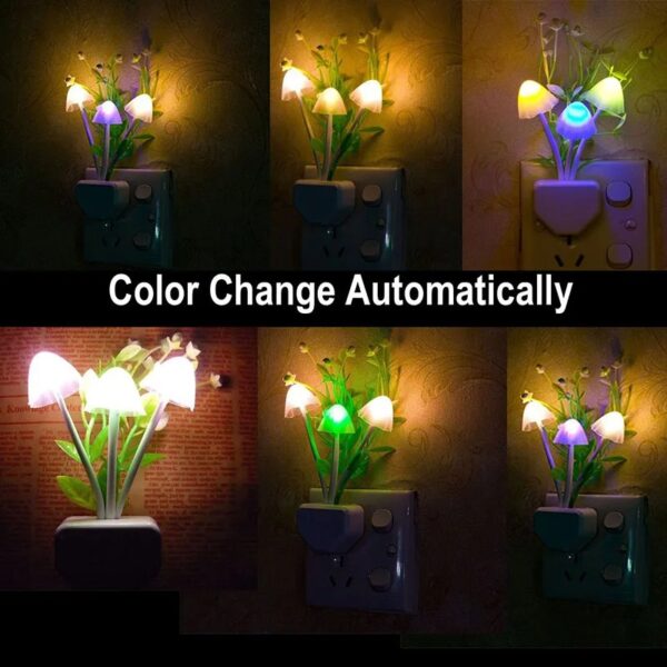 Smart Romantic LED night lamp Mushroom light