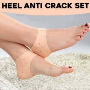 Ultimate Silicone Gel Heel Socks (Half Heel) For Dry Cracked Heels, Foot Pain and Achilles Tendinitis