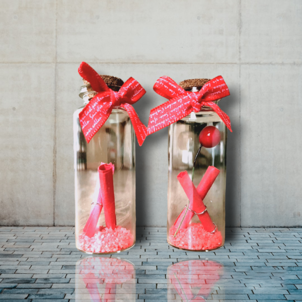 Wishing Cork Bottle Expressive Message Bottle Gift for Valentines Day, Anniversaries, Weddings